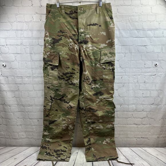 USGI Army Combat Uniform Trouser Unisex Pants Camouflage Med-Long Insect Guard - Picture 2 of 10